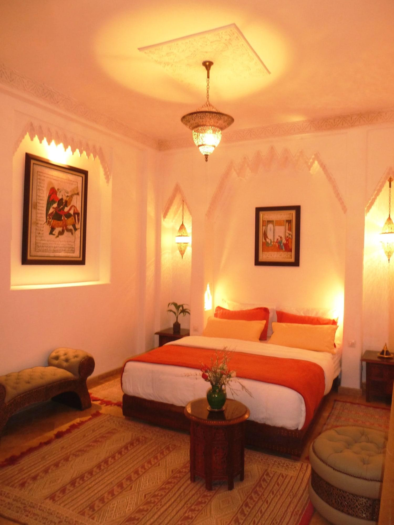 Riad Viva Марракеш Экстерьер фото A bedroom at the hotel
